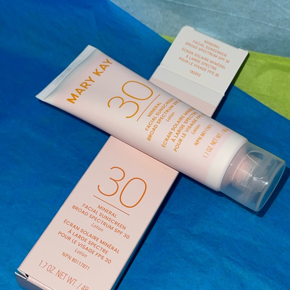 🔥☀️ JUST RELEASED 👀 MARY KAY MINERAL FACIAL 😎 SUNSCREEN BRAOD SPECTRUM SPF 30 - Picture 3 of 8